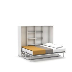 Diva Couple Double Desk Bed with Storage Cabinet - 0% Finance